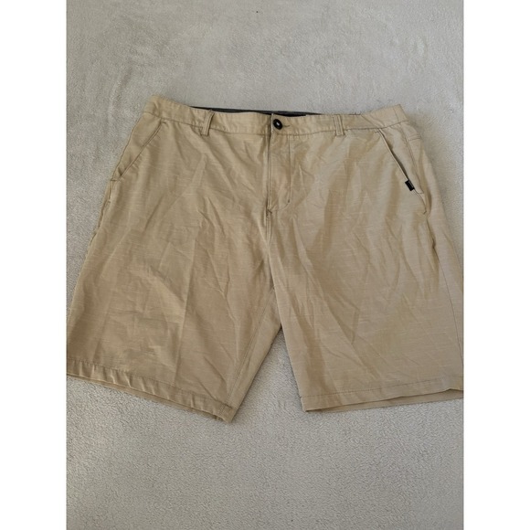 RIP CURL Men's 38‎ Boardwalks Heather Beige Hybrid Flat Front Walk Board Short - Picture 1 of 10